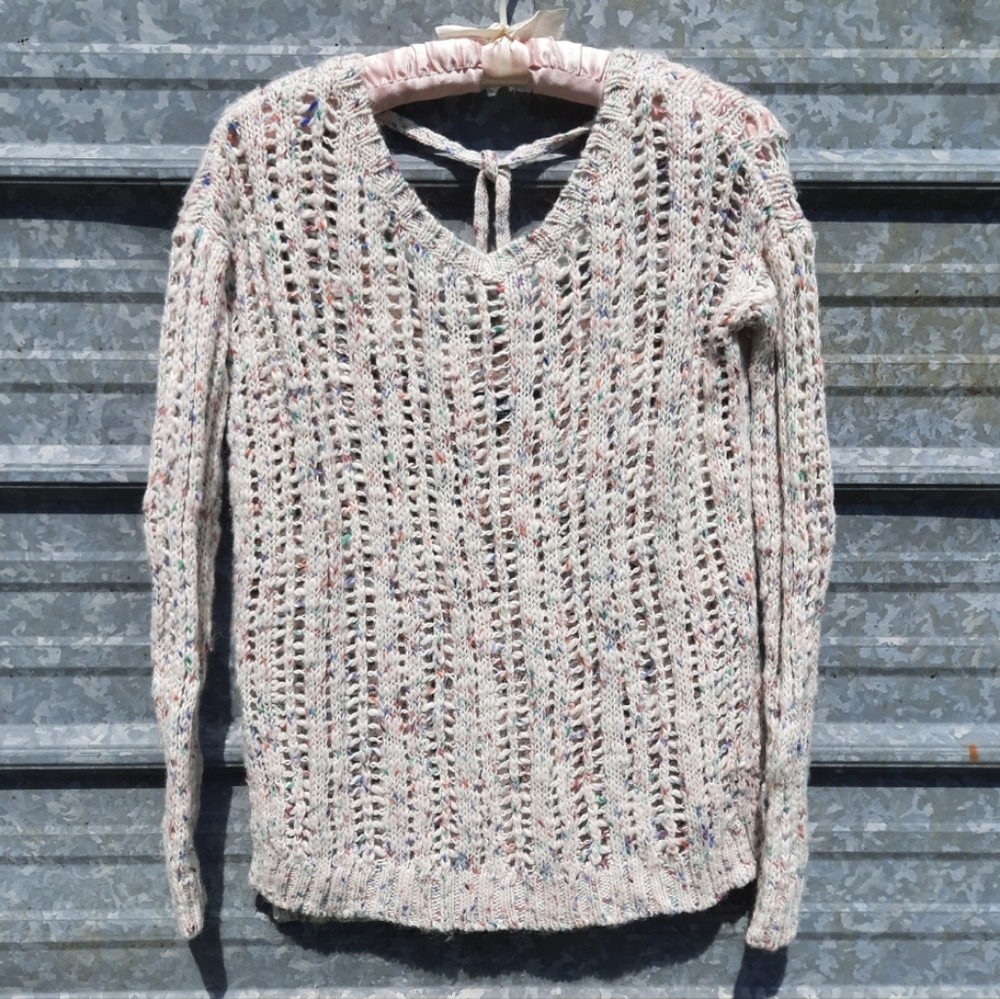 Rainbow Confetti American Eagle Sweater - Picture 12 of 12
